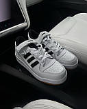 Білі кросівки Adidas Forum Low, фото 4