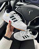 Білі кросівки Adidas Forum Low, фото 8