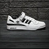Білі кросівки Adidas Forum Low, фото 4