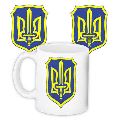 Чашка з принтом «Герб України»