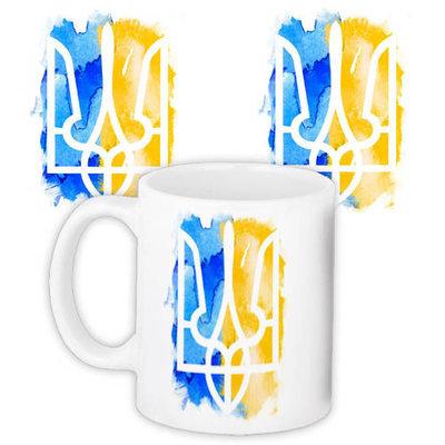 Чашка з принтом «Герб України»