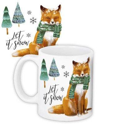 Чашка з принтом «Let it snow»