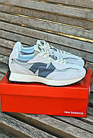 Сірі замшеві жіночі кросівки New Balance 327 Gray Premium