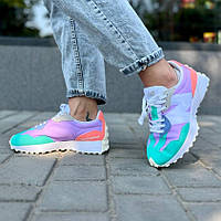 Замшеві жіночі кросівки New Balance 327 Multicolour Premium