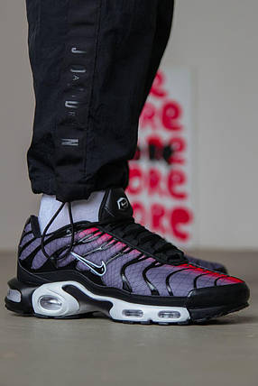 Чоловічі Кросівки Nike Air Max TN Plus Grey Red / Найк Аїр Макс ТН Плюс Сірі з Червоним, фото 1