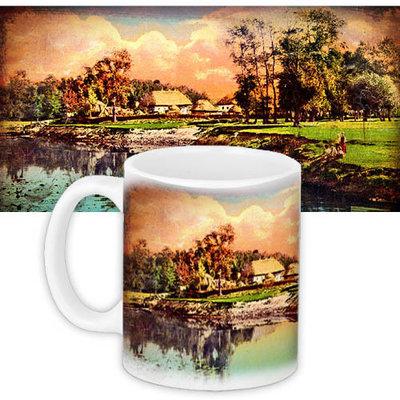 Чашка з принтом «Мальовниче місце»