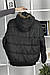 Куртка підліткова для хлопчика  зимова чорного кольору р.3XL 196026S, фото 2