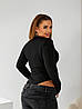 Боді чорне з рукавом, фото 6