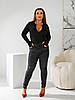 Боді чорне з рукавом, фото 7