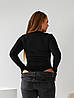 Боді чорне з рукавом, фото 8