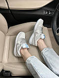 Сірі шкіряні жіночі кросівки Nike SB Dunk White Lobster, фото 8