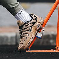 Коричневі текстильні чоловічі кросівки Nike Air Max Plus TN Brown