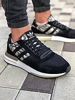 Чорні чоловічі кросівки Adidas ZX 500 RM "Black Camo"