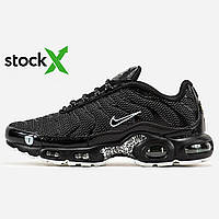 Чорні текстильні чоловічі кросівки Nike Air Max TN Plus