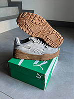 Сірі чоловічі замшеві кросівки Puma Slipstream Xtreme Cordura/ Демісезонні кеди Пума 180