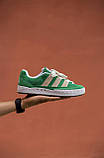 Зелені чоловічі замшеві кросівки Adidas Adimatic, фото 2