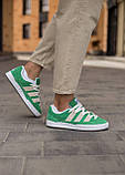 Зелені чоловічі замшеві кросівки Adidas Adimatic, фото 3