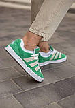 Зелені чоловічі замшеві кросівки Adidas Adimatic, фото 7
