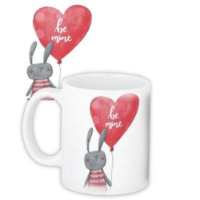 Чашка з принтом «Be mine»
