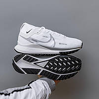 Білі текстильні жіночі кросівки Nike React Pegasus Trail 4 GORE-TEX Найк Пегасус Гортекс