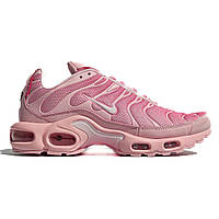 Рожеві текстильні жіночі кросівки Nike Air Max Plus TN