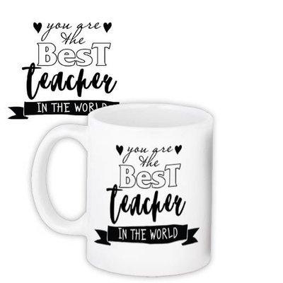 Чашка з принтом «Best teacher»