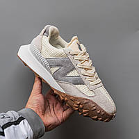 Бежеві замшеві жіночі кросівки New Balance XC-72