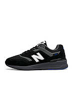 Чорні замшеві чоловічі кросівки New Balance 997H Black