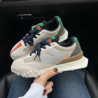 Бежеві замшеві жіночі кросівки New Balance XC-72