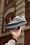 Сірі чоловічі замшеві кросівки Adidas Adimatic x Neighborhood Grey, фото 4