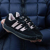 Чорні замшеві жіночі кросівки Adidas Adimatic Premium