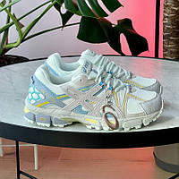 Білі шкіряні жіночі кросівки ASICS Gel-Kahana 8 Демісезонні кросівки Асікс