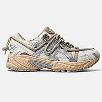 Білі текстильні жіночі кросівки Asics Gel Kahana TR V2 'Cream Pure Silver' Демісезонні Асікс Гель Кахана