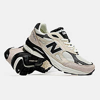 Бежеві замшеві чоловічі кросівки New Balance 990v3 MiUSA Teddy Santis Navy Castlerock