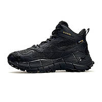 Зимові чорні чоловічі кросівки Reebok Zig Kinetica 2.5 Edge Водонепроникні ботінки Рібок на хутрі