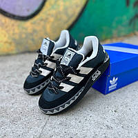 Сірі чоловічі замшеві кросівки Adidas Adimatic x Neighborhood Grey