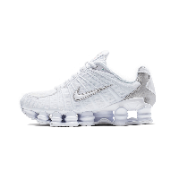 Білі текстильні чоловічі кросівки Nike Shox TL White Silver 2023 AR3566-100