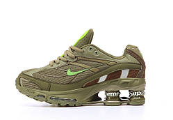 Оливкові текстильні чоловічі кросівки Nike Shox Ride 2 SP Olive DN1615-200