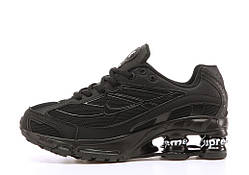 Чорні текстильні чоловічі кросівки Supreme x Nike Shox Ride 2 SP Black DN1615-001