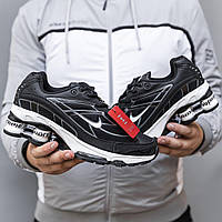 Чорні текстильні чоловічі кросівки Supreme x Nike Shox Ride 2 SP Black DN1615-001