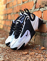Чорно-білі чоловічі кросівки Nike Zoom 2K Black/White