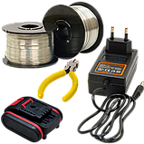 Швидкий професійний автоматичний пістолет для обв'язування кабелів Profter D-880S Long (6000 мАг/1500 вуз), фото 5