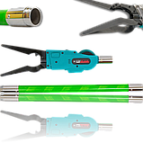 Швидкий професійний автоматичний пістолет для обв'язування кабелів Profter D-880S Long (6000 мАг/1500 вуз), фото 2