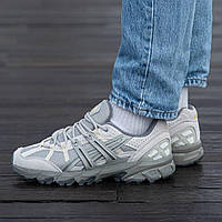 Сірі замшеві чоловічі кросівки Asics Gel-Sonoma 15-50 Grey Демісезонні Асікс Гель Сонома