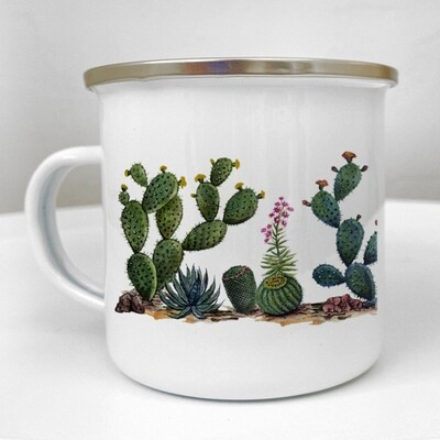 Чашка металева Camper «Спека і кактуси»