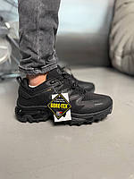 Зимові чорні чоловічі термокросівки Salomon SensiFit Black Gore-Tex / Саломон Гортекс Водонепроникні