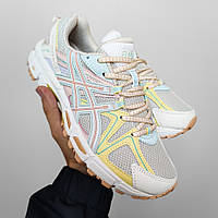 Голубі шкіряні жіночі кросівки ASICS Gel-Kahana 8 Демісезонні кросівки Асікс