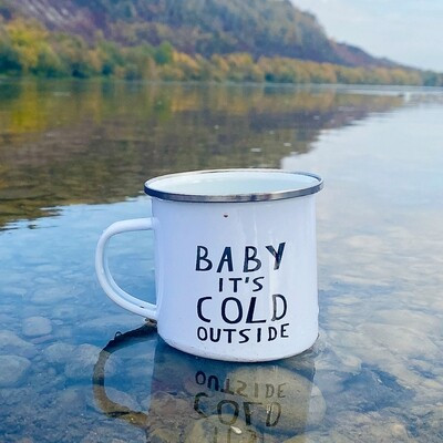Чашка металева Camper «Baby it's cold outside»
