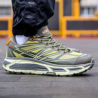 Водонепроникні хакі чоловічі кросівки Hoka Mafate Speed 2 / Зимові Хока Гортекс термо