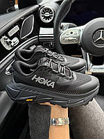 Водонепроникні чорні чоловічі кросівки Hoka Skyline-Float X Gore-Tex Black Gum / Хока Гортекс